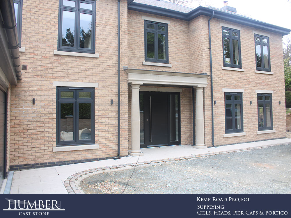 Cast Stone Portico, Cast Stone Cills, Cast Stone Heads, Cast Stone Pier Caps, Property Development
