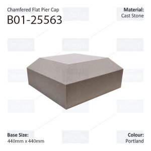 Flat Chamfered Pier Cap 440mm x 440mm