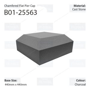 Flat Chamfered Pier Cap 440mm x 440mm