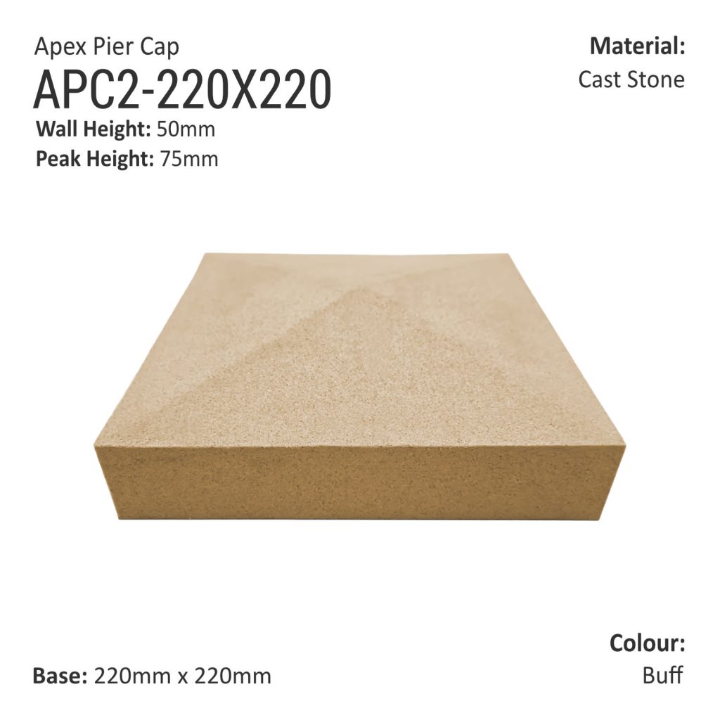 Apex Pier Cap 220mm x 220mm