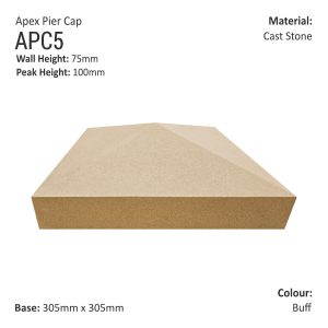 Apex Pier Cap 305mm x 305mm