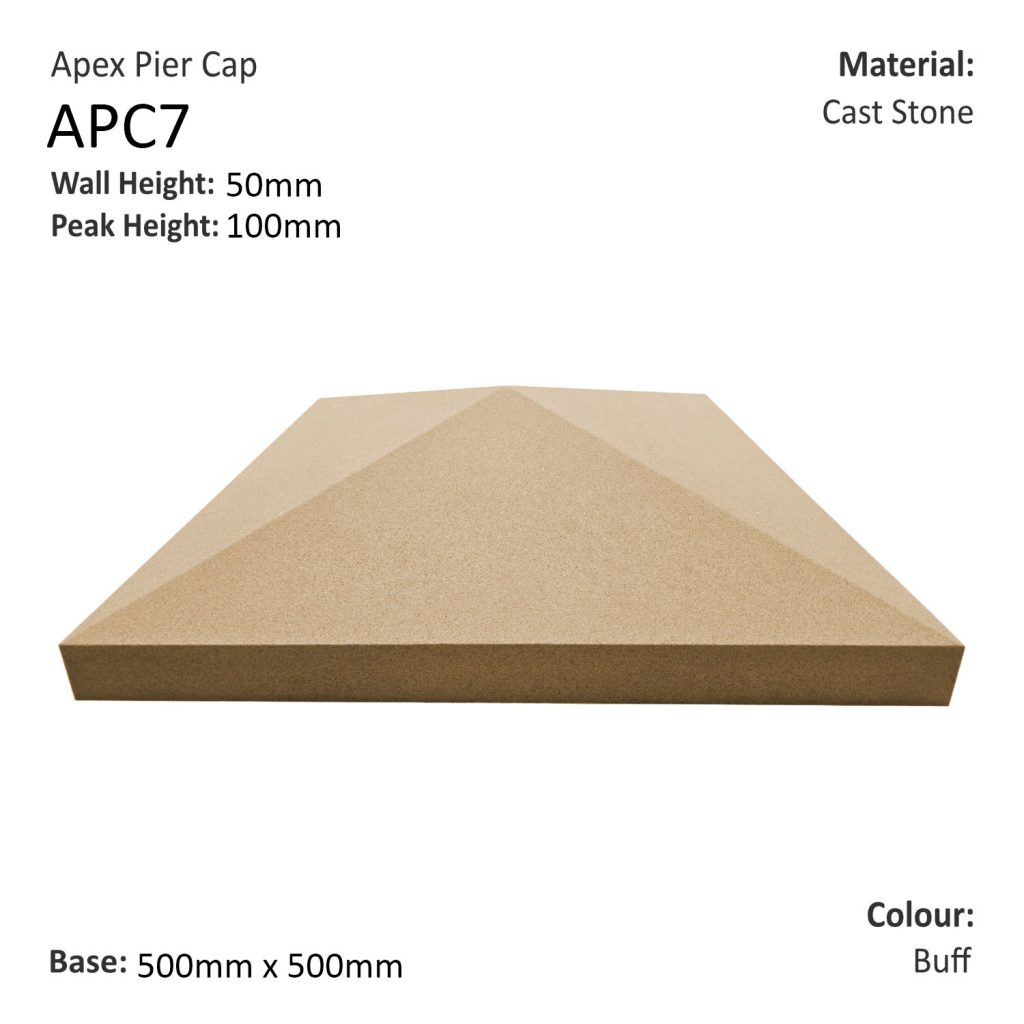 Apex Pier Cap 500mm x 500mm