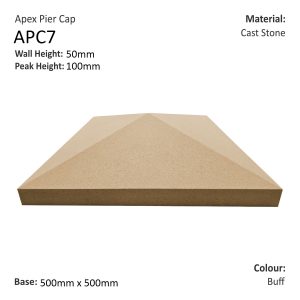 Apex Pier Cap 500mm x 500mm