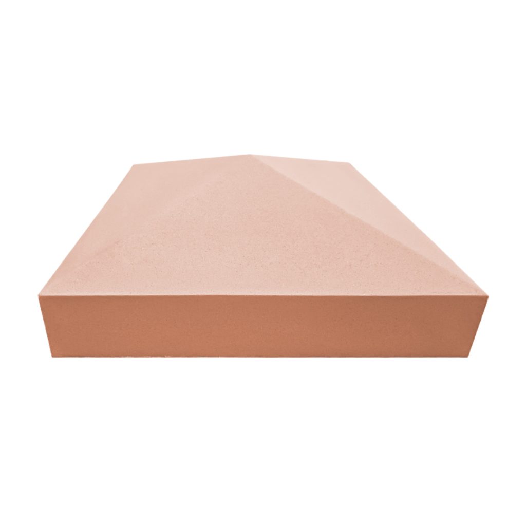 Apex Pier Cap 410mm_APC4-TERRACOTTA