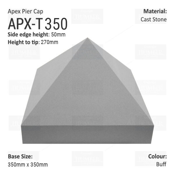 Tall Apex Pier Cap 350 x 350