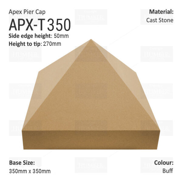 Tall Apex Pier Cap 350 x 350