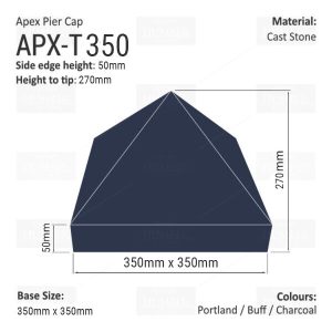Tall Apex Pier Cap 350 x 350