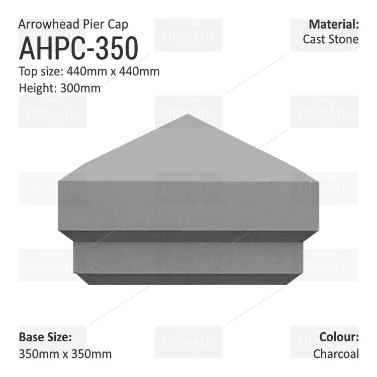 Arrowhead Pier Cap 350 x 350