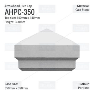Arrowhead Pier Cap 350 x 350