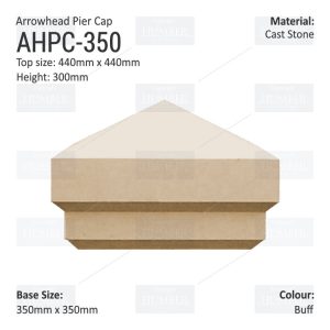 Arrowhead Pier Cap 350 x 350