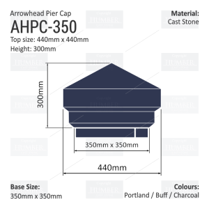 Arrowhead Pier Cap 350 x 350