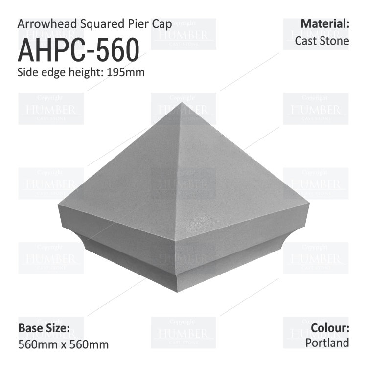 Arrowhead Pier Cap 560 x 560