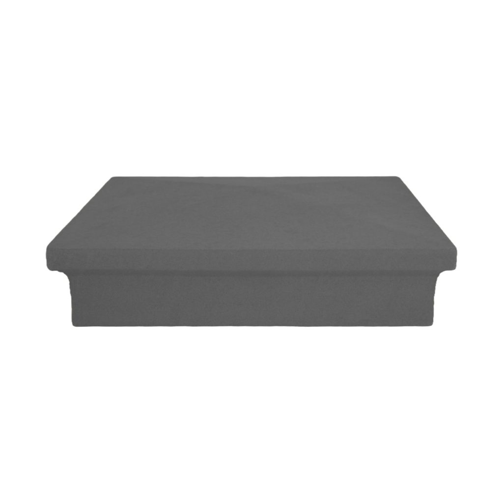 Pillar Box Pier Cap-CHARCOAL