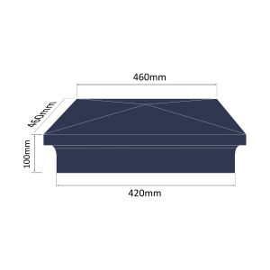 Pillar Box Pier Cap_PC13-MEASURES