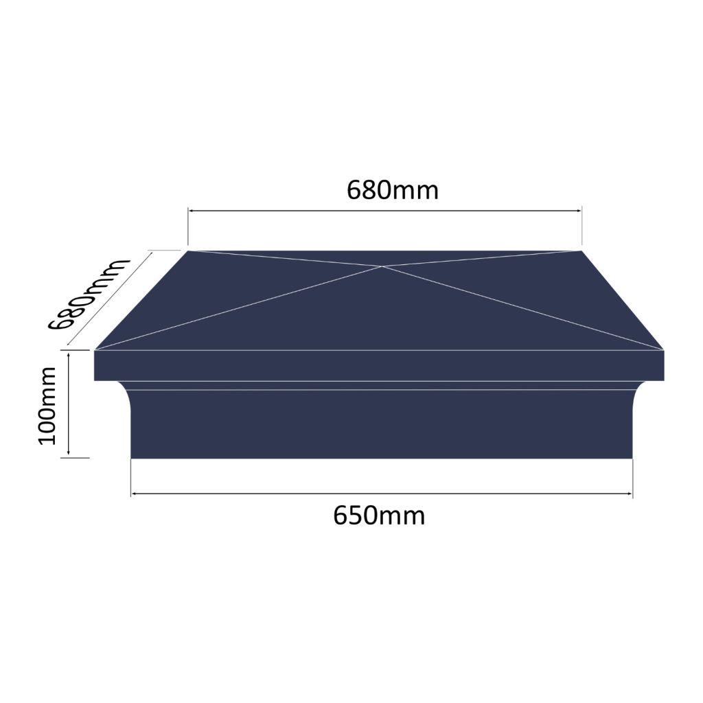 Pillar Box Pier Cap_PC15-MEASURES