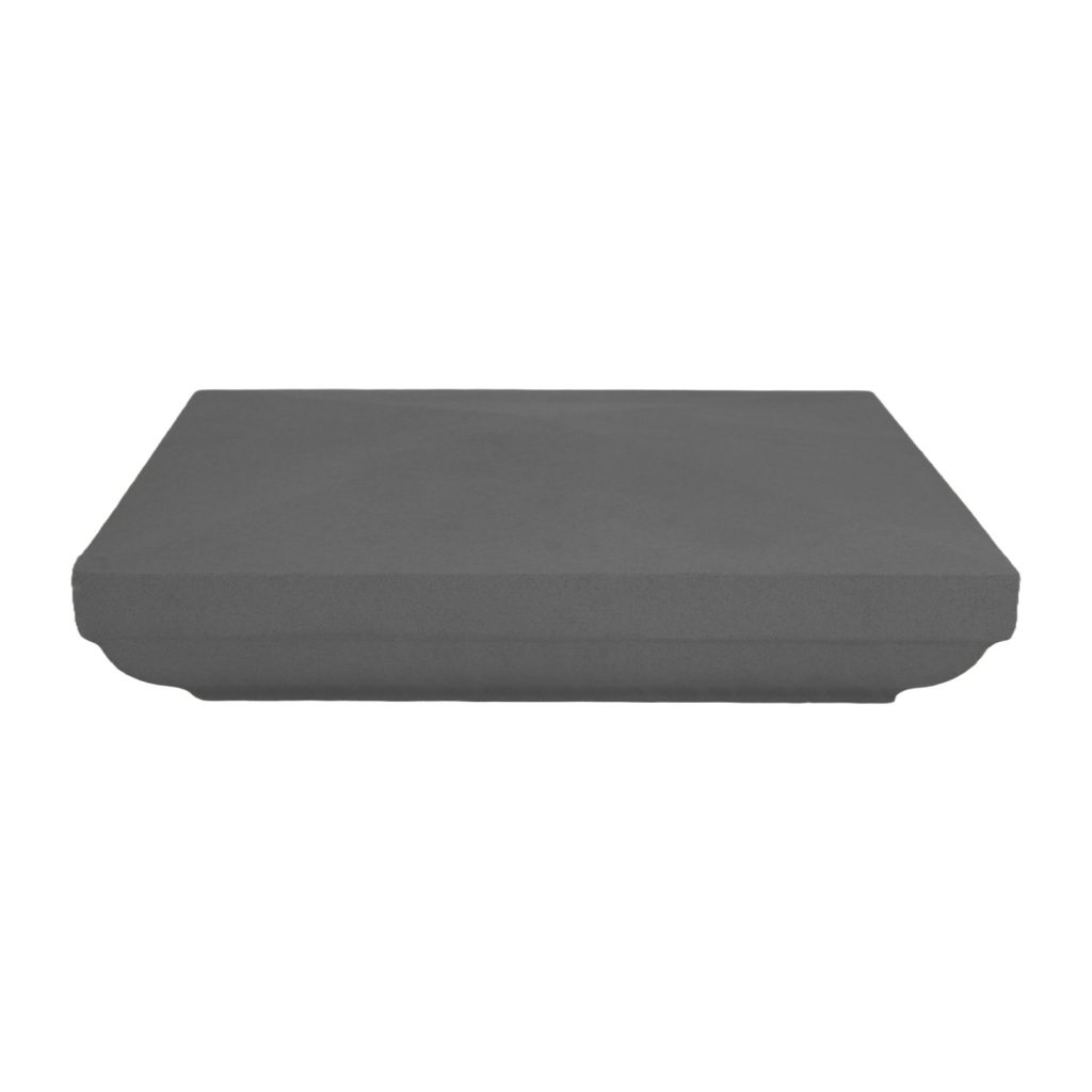 Slimline Fluted Pier Cap - CHARCOAL