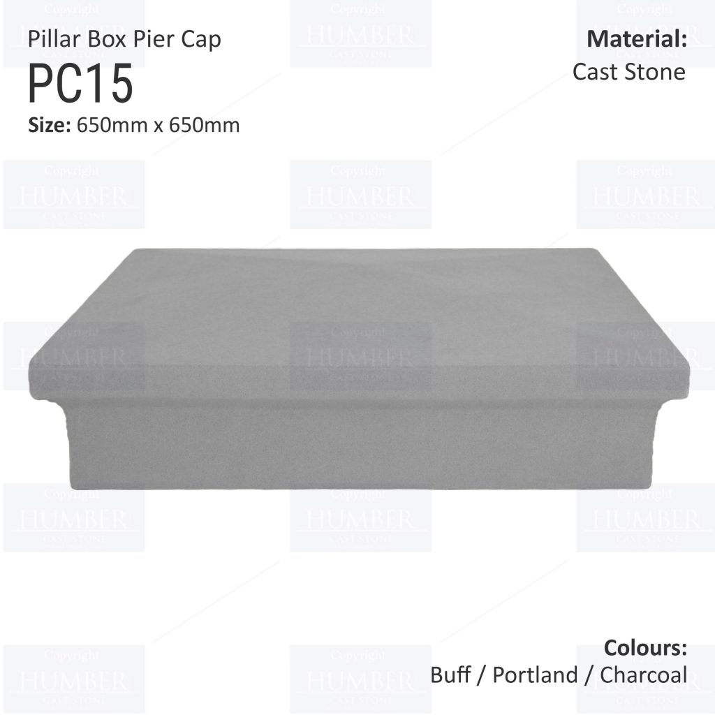 Pillar Box Pier Cap 650mm x 650mm