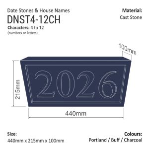 Date Stones and House Names 440mm X 215mm
