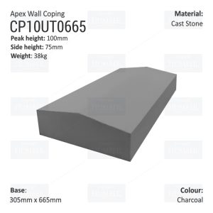 Apex Coping 305mm x 665mm x 75mm (Deep)