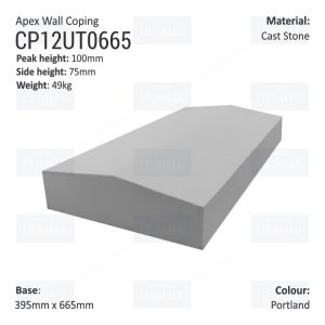 Apex Coping 395mm x 665mm x 75mm (Deep)