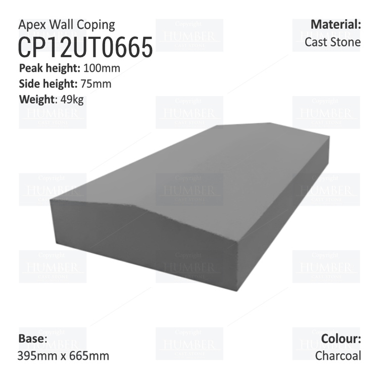 Apex Coping 395mm x 665mm x 75mm (Deep)