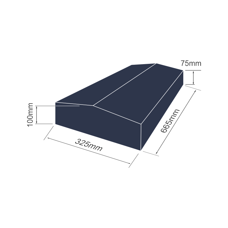 Apex Coping CP91UT0665-325-MEASURES