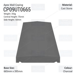 Apex Coping 395mm x 665mm x 50mm (Shallow)