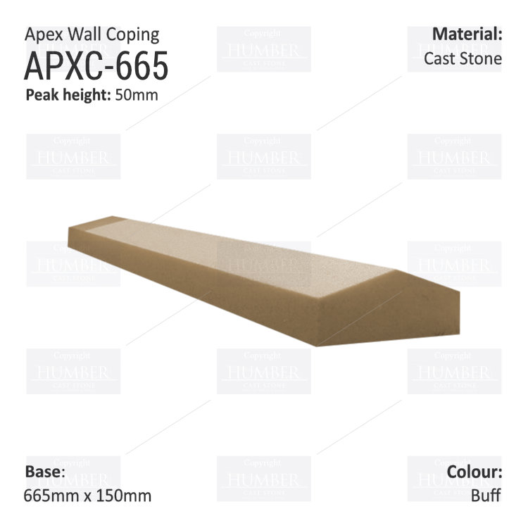 Apex Coping 150mm x 665mm