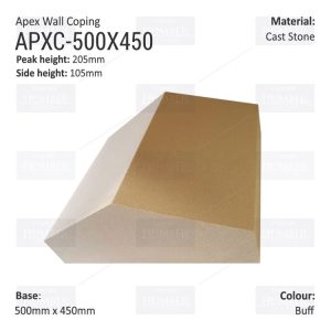 Apex Coping 450mm x 500mm x 105mm
