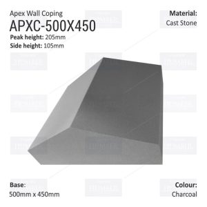 Apex Coping 450mm x 500mm x 105mm