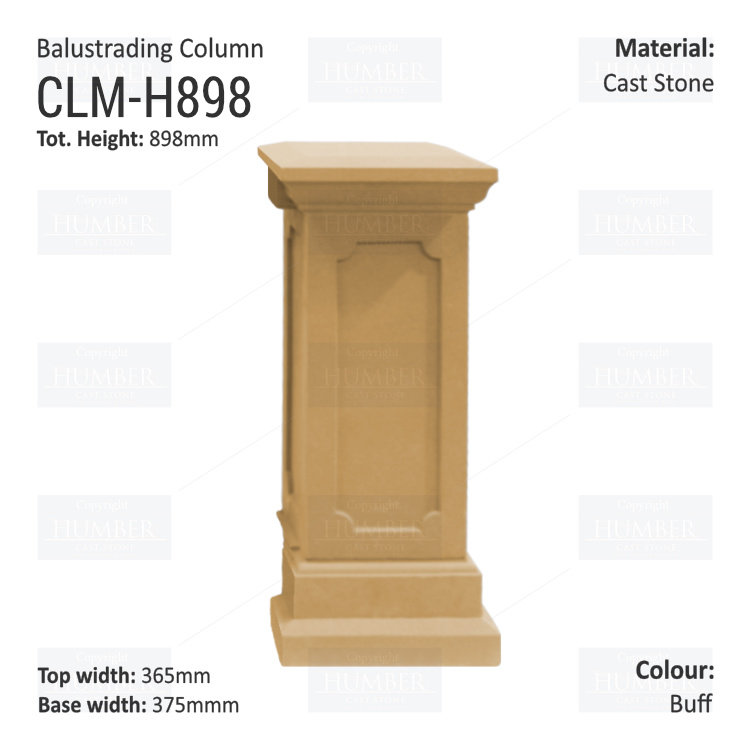 Balustrade - The York Pier Plinth - (CLM-H898)