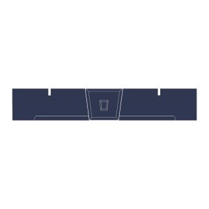 Chamfered Decorative Flush Keystone Window Head