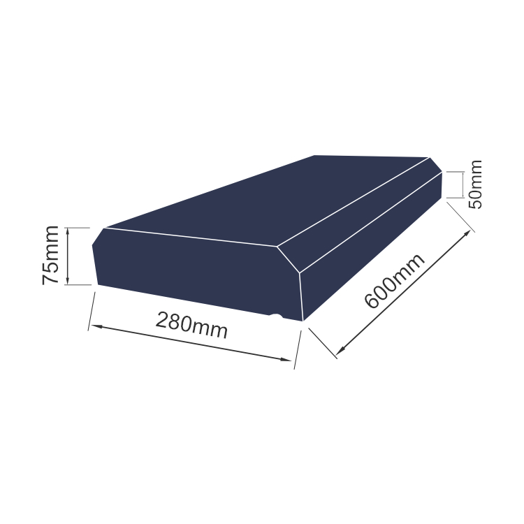 ChamferedCoping_CHCP-280-MEASURES