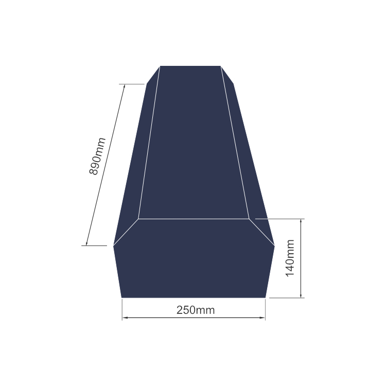 ChamferedCoping_CP54-MEASURES