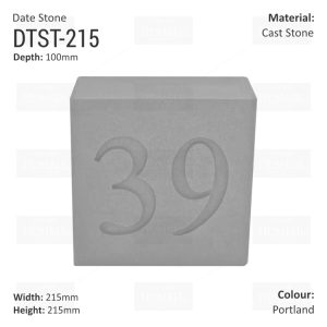 Number Stones 215mm X 215mm