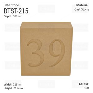 Number Stones 215mm X 215mm