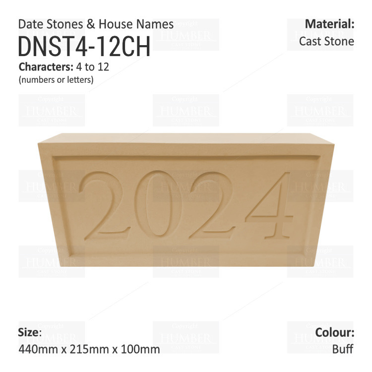 Date Stones and House Names 440mm X 215mm