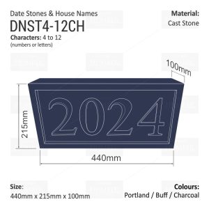 Date Stones and House Names 440mm X 215mm