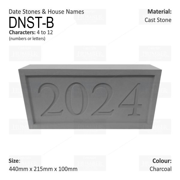 Date Stones and House Names 440mm X 215mm