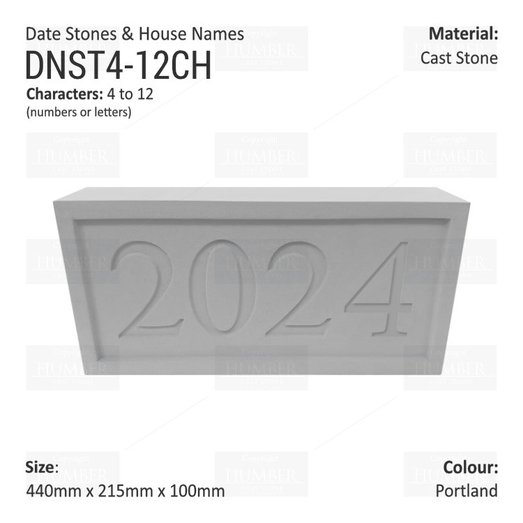 Date Stones and House Names 440mm X 215mm