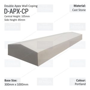 Double Apex Coping 300mm x 1000mm