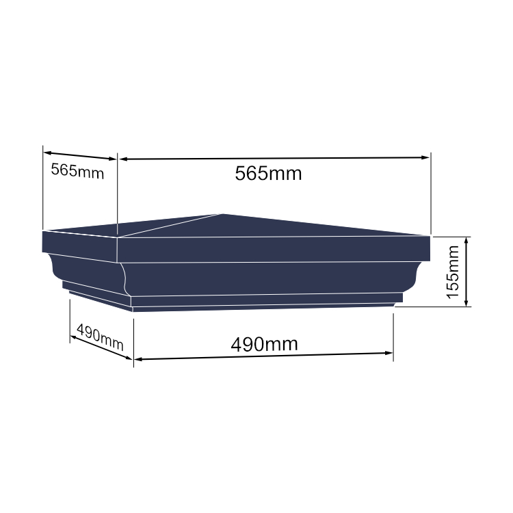 Fluted PC_ FPC-490X490-MEASURES