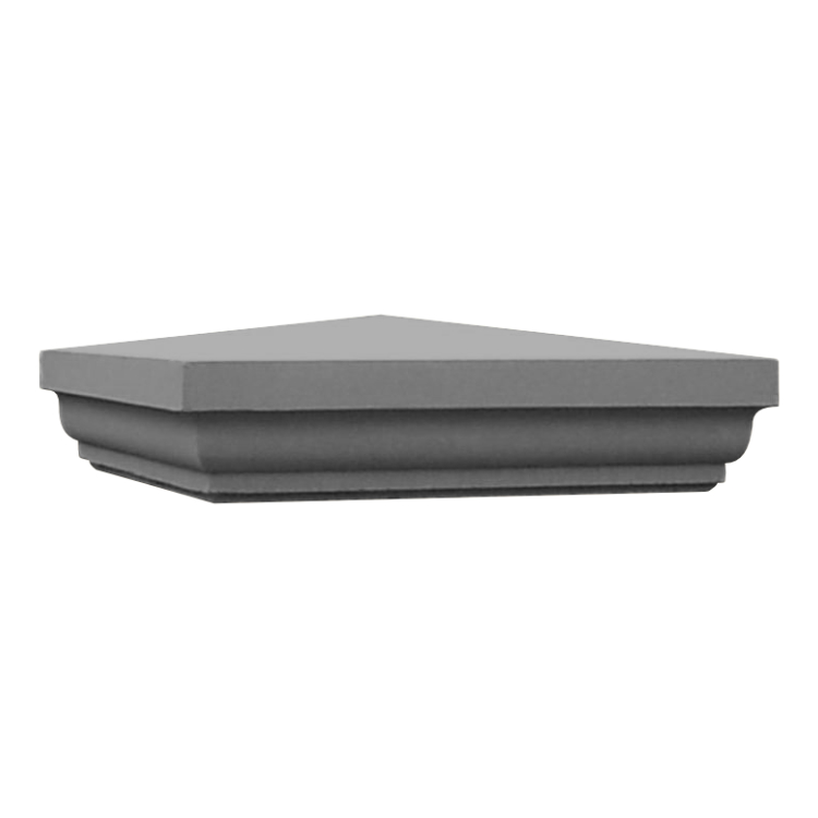 Fluted Pier Cap-CHARCOAL