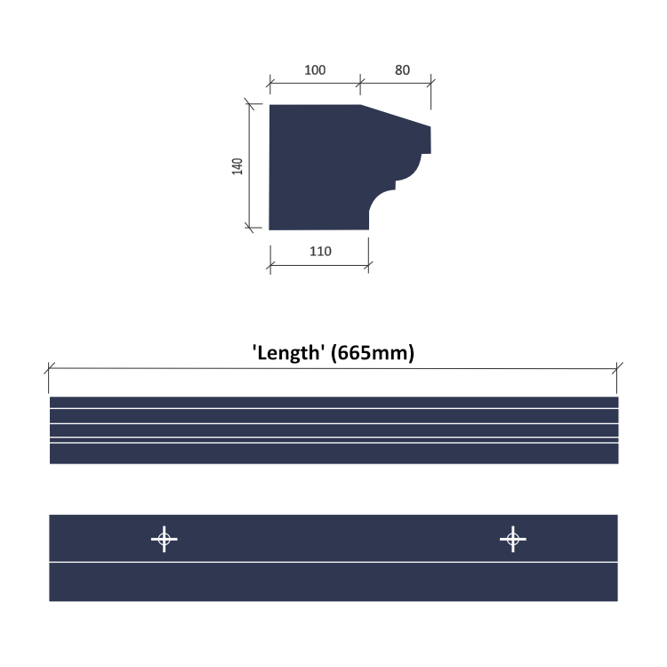 Ogee String SC40-MEASURES