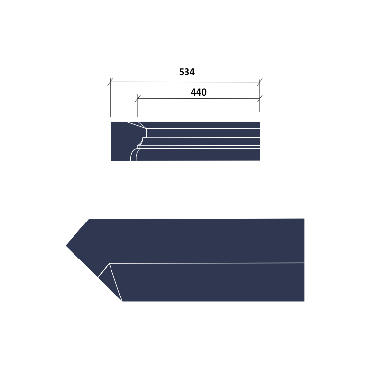 Ogee String SC44-MEASURES