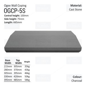Ogee Wall Coping – (Various Sizes)
