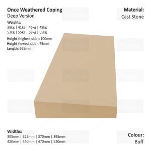 ONCE WEATHERED WALL COPING (DEEP VERSION)