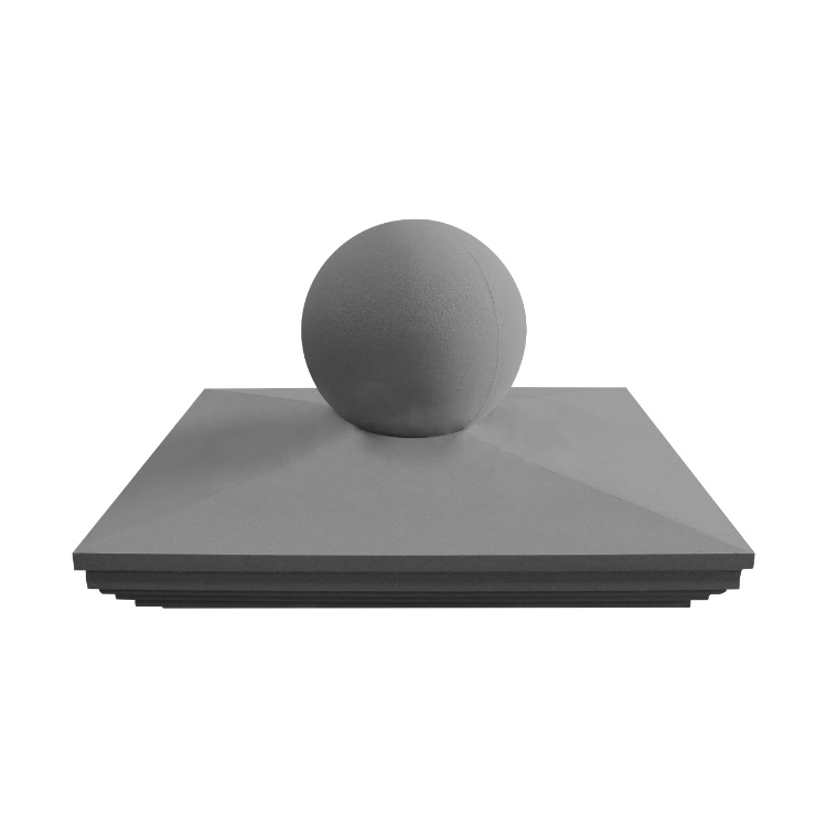 PierCap+Ball_PC-B-800-CHARCOAL