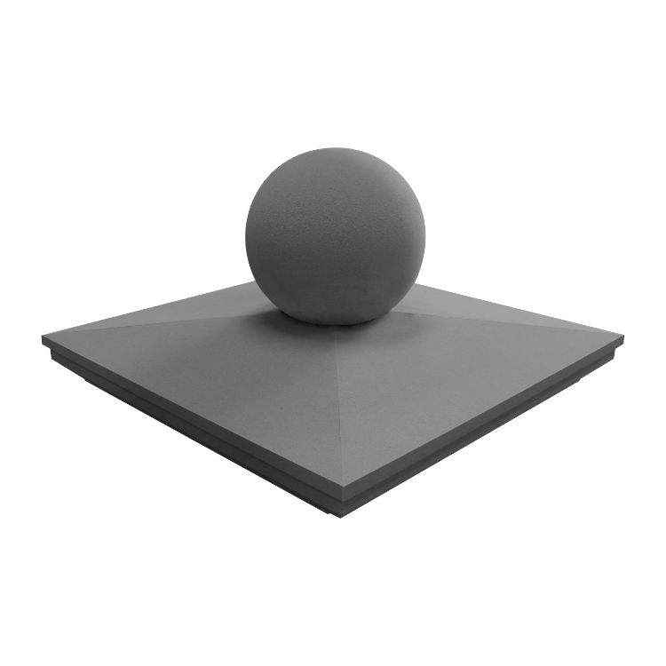PierCap+Ball_PC-B-800 angle-CHARCOAL