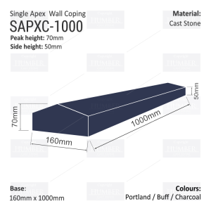 Apex Coping 160mm x 1000mm
